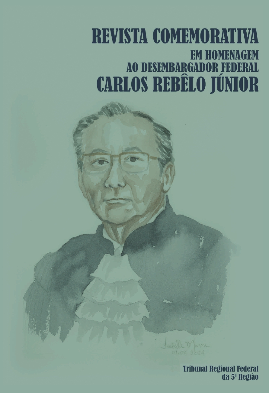 Capa da Revista N° 170, Edição Comemorativa - Desembargador Carlos Rebêlo Júnior